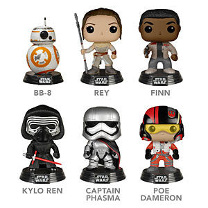 Star Wars Episode VII Pop Vinyl Figures